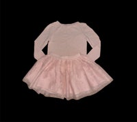 Sæt, 92 Glimmer nederdel strutskørt lyserød rosa, Lyserød