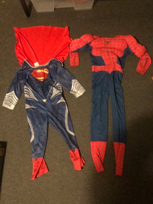 Udklædningstøj, Marvel, Spiderman str 5-6
Superman str 3-4
Samlet 120,-