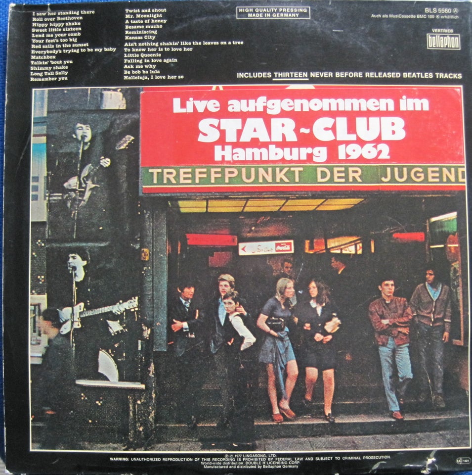 LP, The Beatles, Live at the Star Club