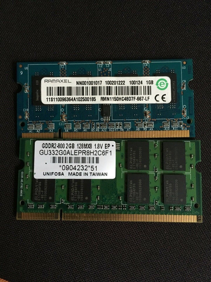 Toshiba bærbar RAM , 1, DDR2 SDRAM