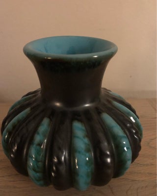 Keramik, Smuk Michael Andersen vase, Smuk Michael Andersen vase H10cm x B10cm flot stand mp 400kr af