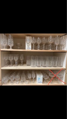 Glas, Westminster krystalglas, Smukke Westminster krystalglas fra Lyngby glasværk.

TIL SALG - FLOT 