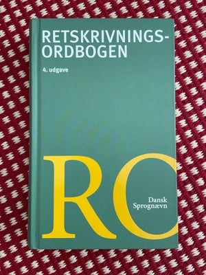 Retskrivningsordbogen, Dansk Sprognævn, år 2015, 4 udgave, 


Helt nyt og ubrugt eksemplar af Retskr
