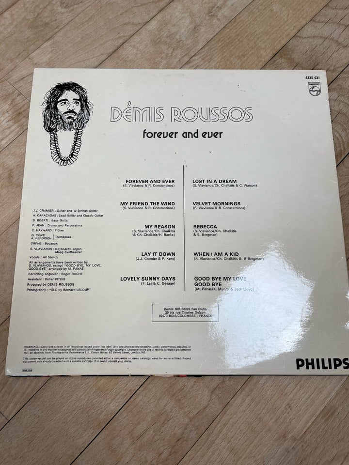 LP, Demis Roussos, Forever and ever