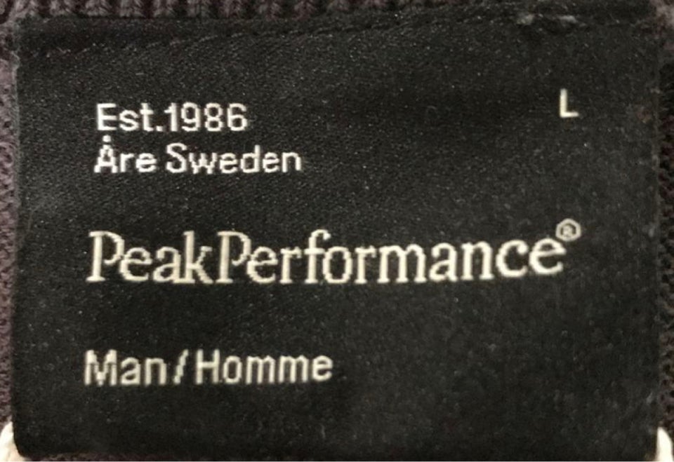 Cardigan, Peak Performance , str. L