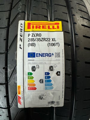 Sommerdæk, Pirelli, 285 / 35 / R22, 100   mønster, 2 stkHelt nye sælges da jeg har fået ny bil prise