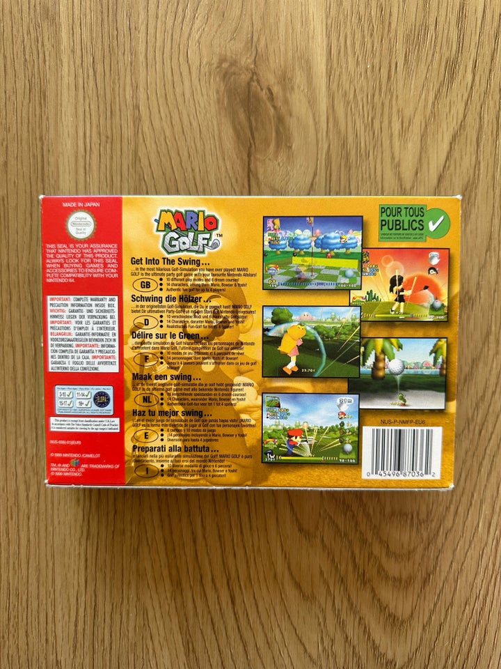 Mario Golf, N64