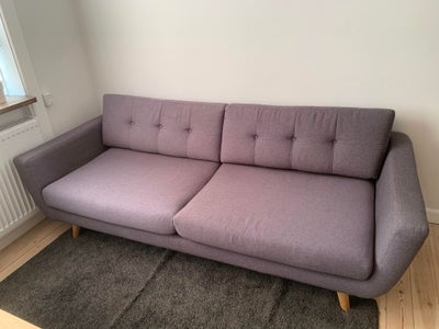 Sofa, stof, 3 pers. , Sofakompaniet, Sofaen har ingen fejl og mangler, derudover kan betrækkes tages