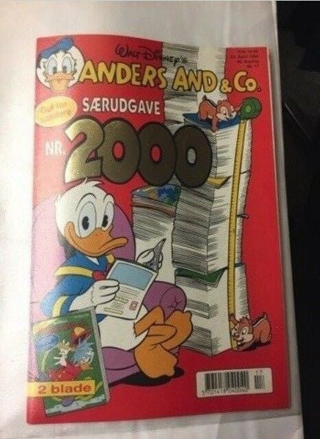 Tegneserier, Anders And blad fra 2000