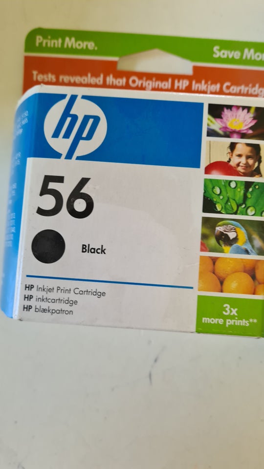 Blækpatroner, HP, 56 sort black