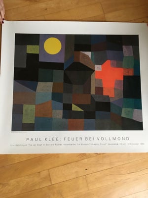 Plakat, Klee, Udstillingsplakat fra Louisiana ‘94.