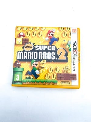 New Super Mario Bros 2, Nintendo 3DS, Spillet er testet og virker uden problemer

Kan sendes med:
DA