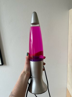 Lavalampe, Pink lavalampe 40 cm høj 