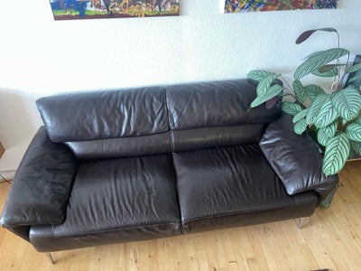 Sofa, læder, 3 pers. , Ilva, Dejlig Læder sofa. 
Mørke brun 
Købt i Ilva for ca 8 år siden 
 
Nypris