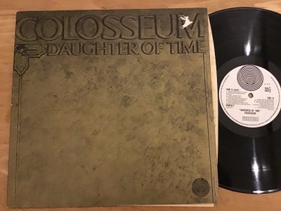 LP, Colosseum, Daughter of time, Pladen er pæn cover har lidt kantslid og en skade fra et klistermær