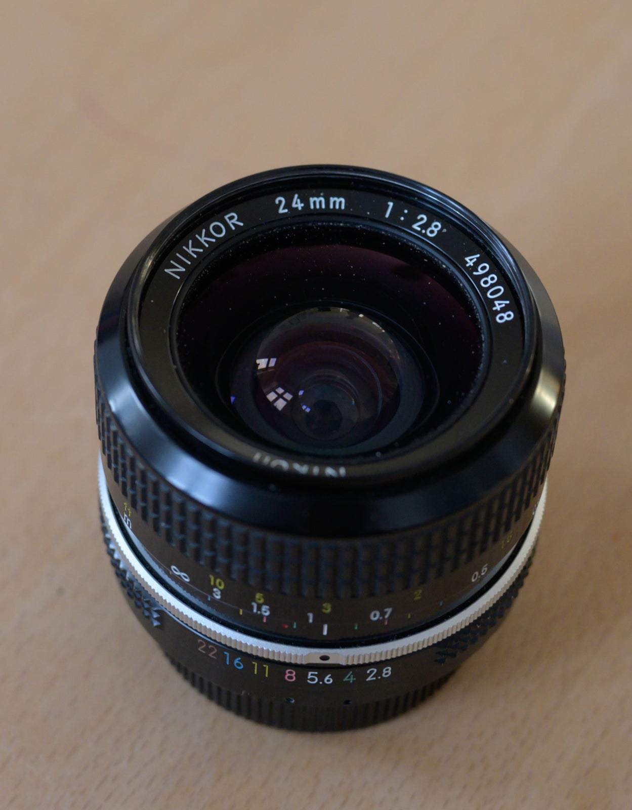 24mm objektiv, Nikon, 24mm 2.8 K
