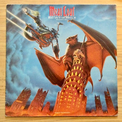 LP, Meat Loaf, Bat Out Of Hell II: Back Into Hell, Original EU fra ‘93.
Plade: VG
Mærker rundt omkri