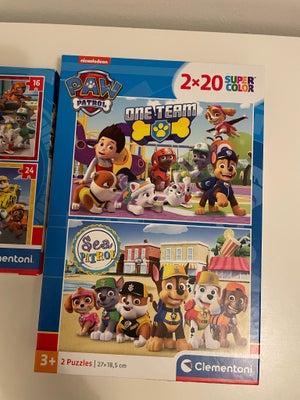 Paw Patrol puslespil, puslespil, 2 i 1