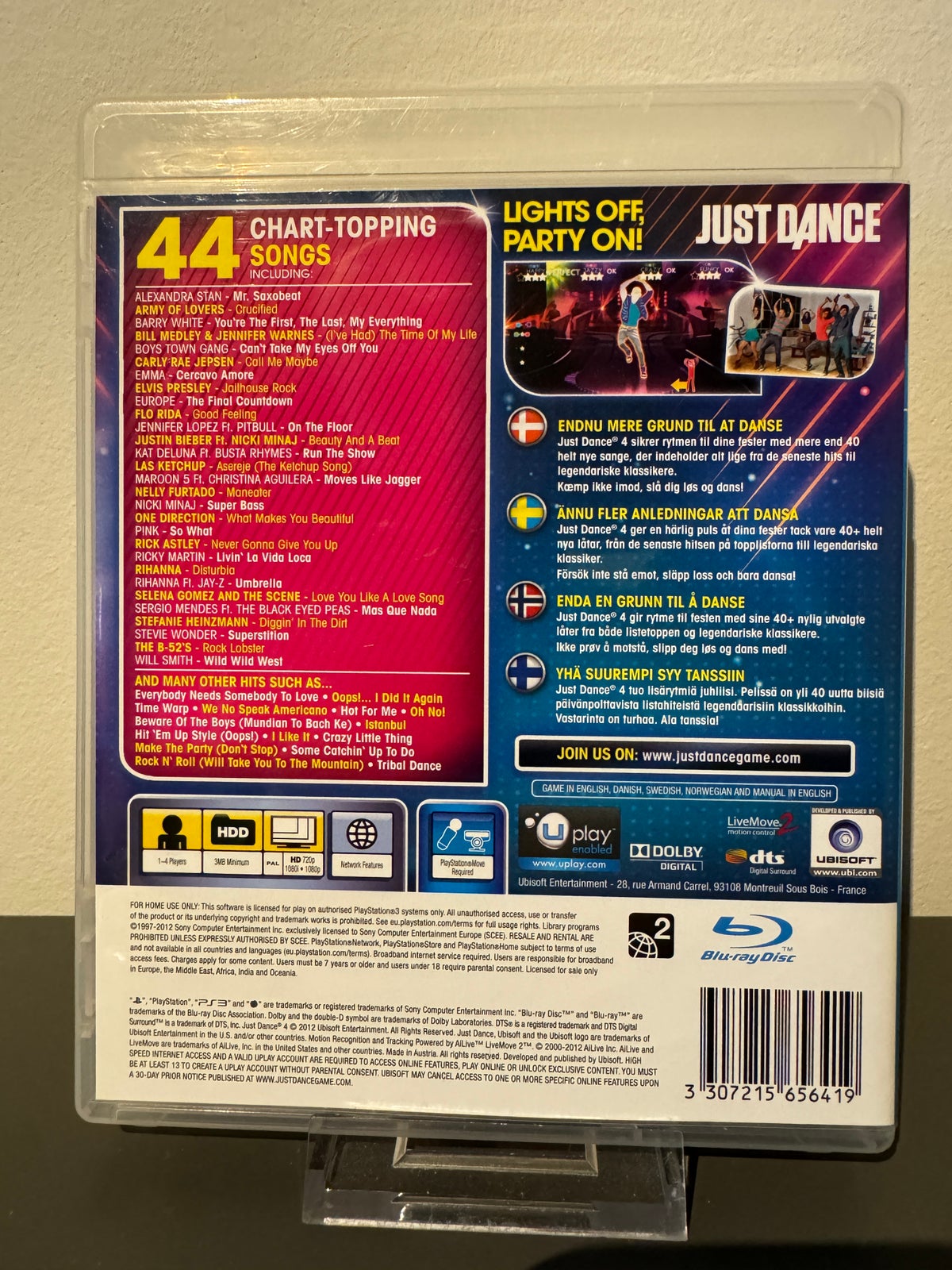 Just Dance 4, PS3, anden genre