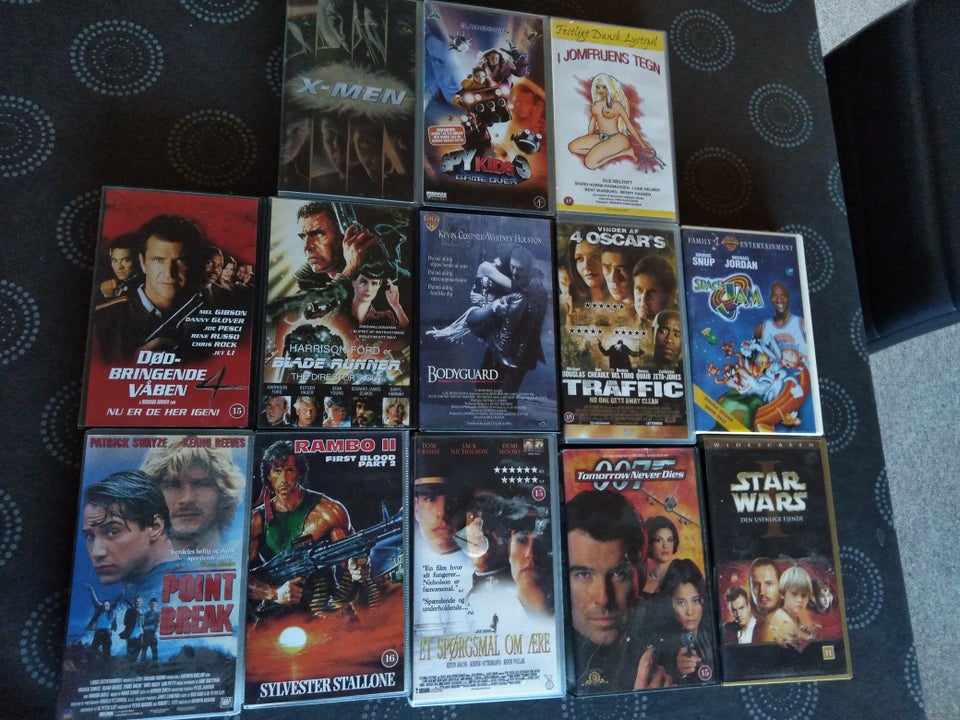 Anden genre, VHS film - Pr. stk.