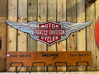 Skilte, Harley Davidson emaljeskilt, 89x27