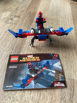 Lego Super heroes, 30302, Spiderman Glider
I pæn stand. 
Komplet – men uden æske
Byggevejledninger m