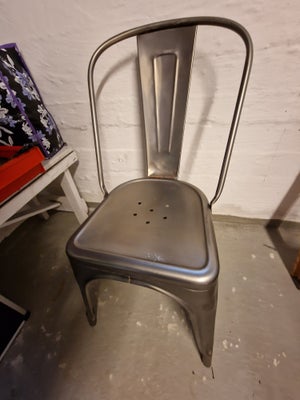 Køkkenstol, Metal, Tolix stol, Tolix stol i metallook. Den trænger til en kærlig hånd.