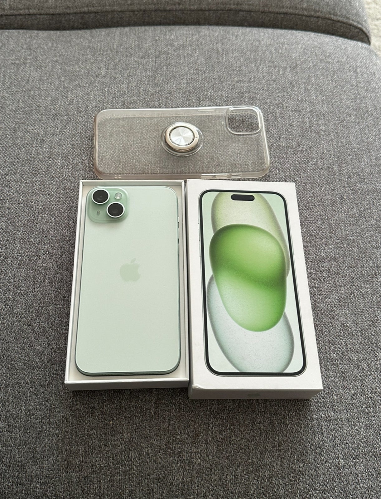 iPhone 15 Plus, 128 GB, grøn