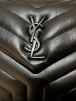 Skuldertaske, Yves Saint Laurent, læder