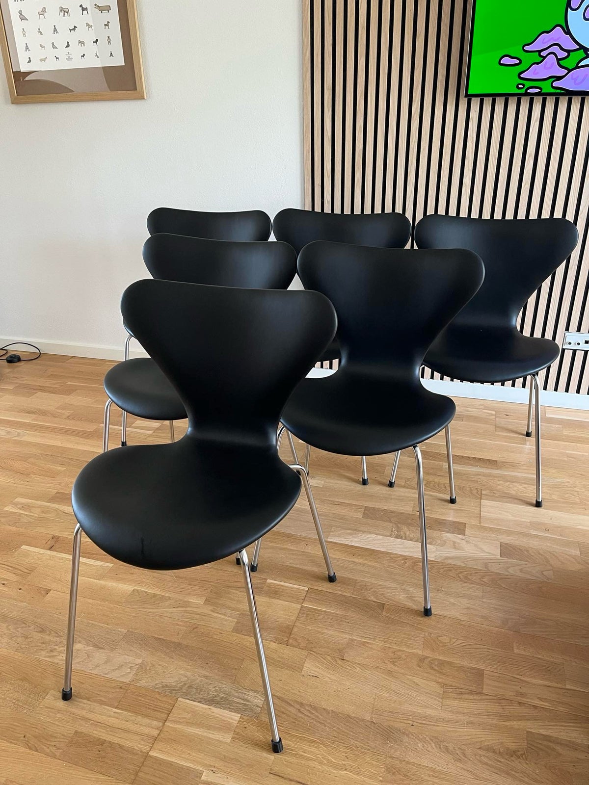 Arne Jacobsen, stol, 6stk originale Arne Jacobsen 7’er