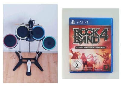 Playstation 5, Rockband, Rock band 4 wireless drum kit + spil til PS4 og PS5

Sælges da det ikke bli