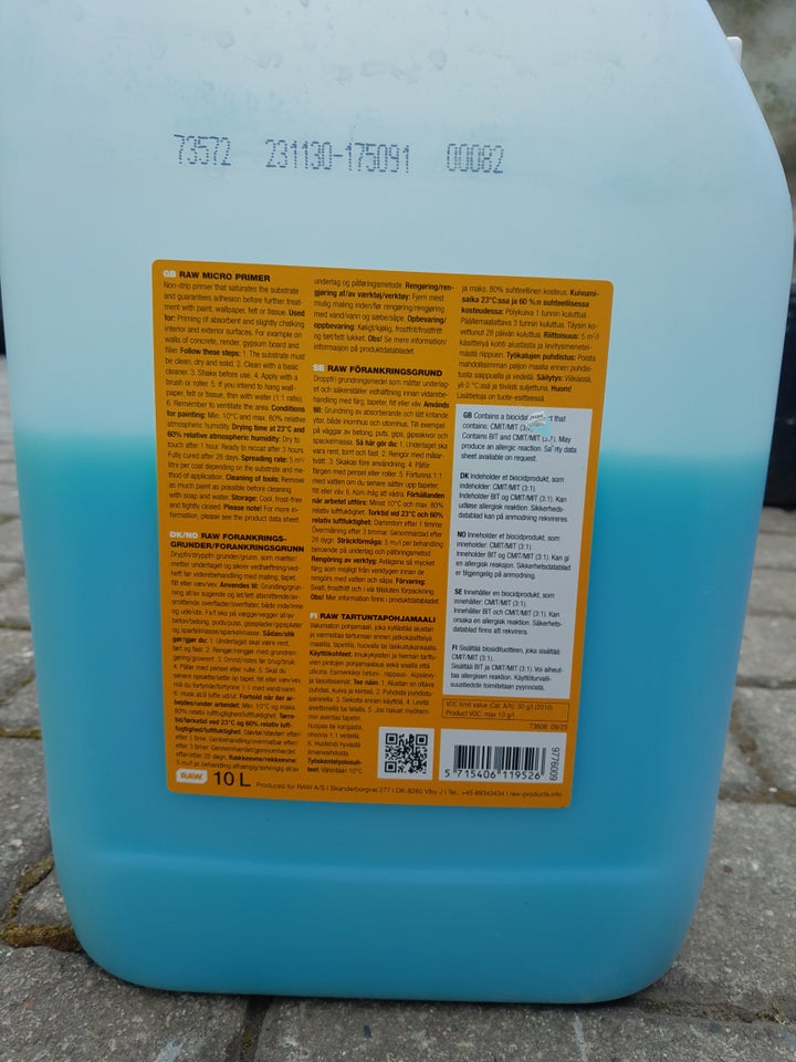 Primer, Micro Primer RAW, 7.5 liter