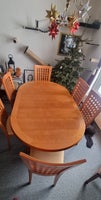 Spisebord m/stole, Kirsebærtræ, Skovby
