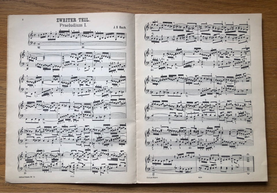 Klaver, Bach m.fl.