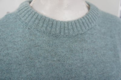 Sweater, GOBI CASHMERE, str. 38, Grøn/Grå, 100% Premium Cashmere/Kashmir, Næsten som ny, Cashmere/Ka