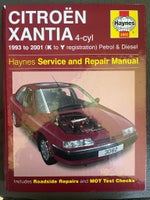 Service and repair manual, Haynes manual Citroën Xantia