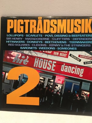 LP, Toppen af dansk Pigtråd, Pigtrådsmusik 2, Rock, Opsamlings-LP på Sonet label.
36 numre med tidli