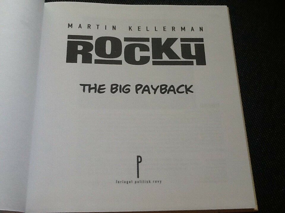 The big payback.., Martin Kellerman., Tegneserie
