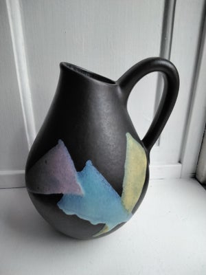 Keramik, VASE, WEST GERMANY, Tysk retro vase fra WG Schloßberg ca 1950, 20 cm i fejlfri stand,  kan 