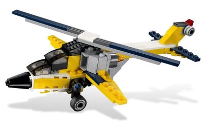 Lego Creator, 6912 Super Soarer
Komplet med alle dele men kun samlevejledning til helikopter og "båd