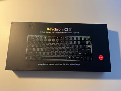 Tastatur, Keychron, K3, Keychron K3 Non-Backlight Ultra-Slim
Wireless Mechanical Keyboard Version 2 