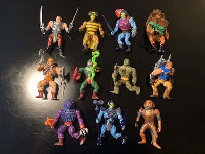 Figurer, Masters of the Universe, 11 stk. MOTU-figurer fra 80'erne i forskellig stand. Sælges samlet