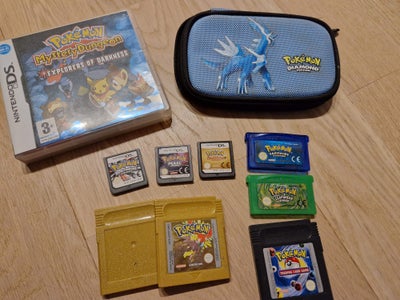 Pokemon Heartgold, Pokemon Platinum, Leafgreen m.f, Nintendo DS, Sælger ud af min Pokémon samling ti