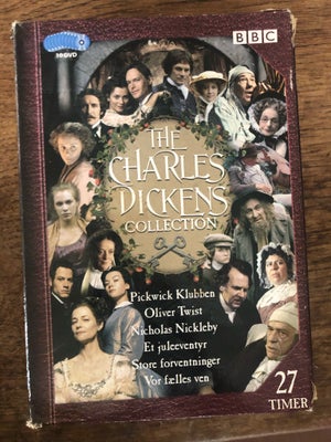The Charles Dickens collection, DVD, drama, 10 disc dvd samling af BBC producerede Charles Dickens k