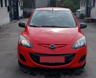 Mazda 2, 1,3 Advance, Benzin, 2011, km 192000, rødmetal, aircondition, ABS, airbag, alarm, 5-dørs, c