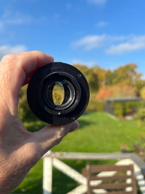 Vintage prime, andet mærke, Helios-44M 58mm "Anamorfake" f/2 M42-mount., 

Ikke en rigtig anamorfisk