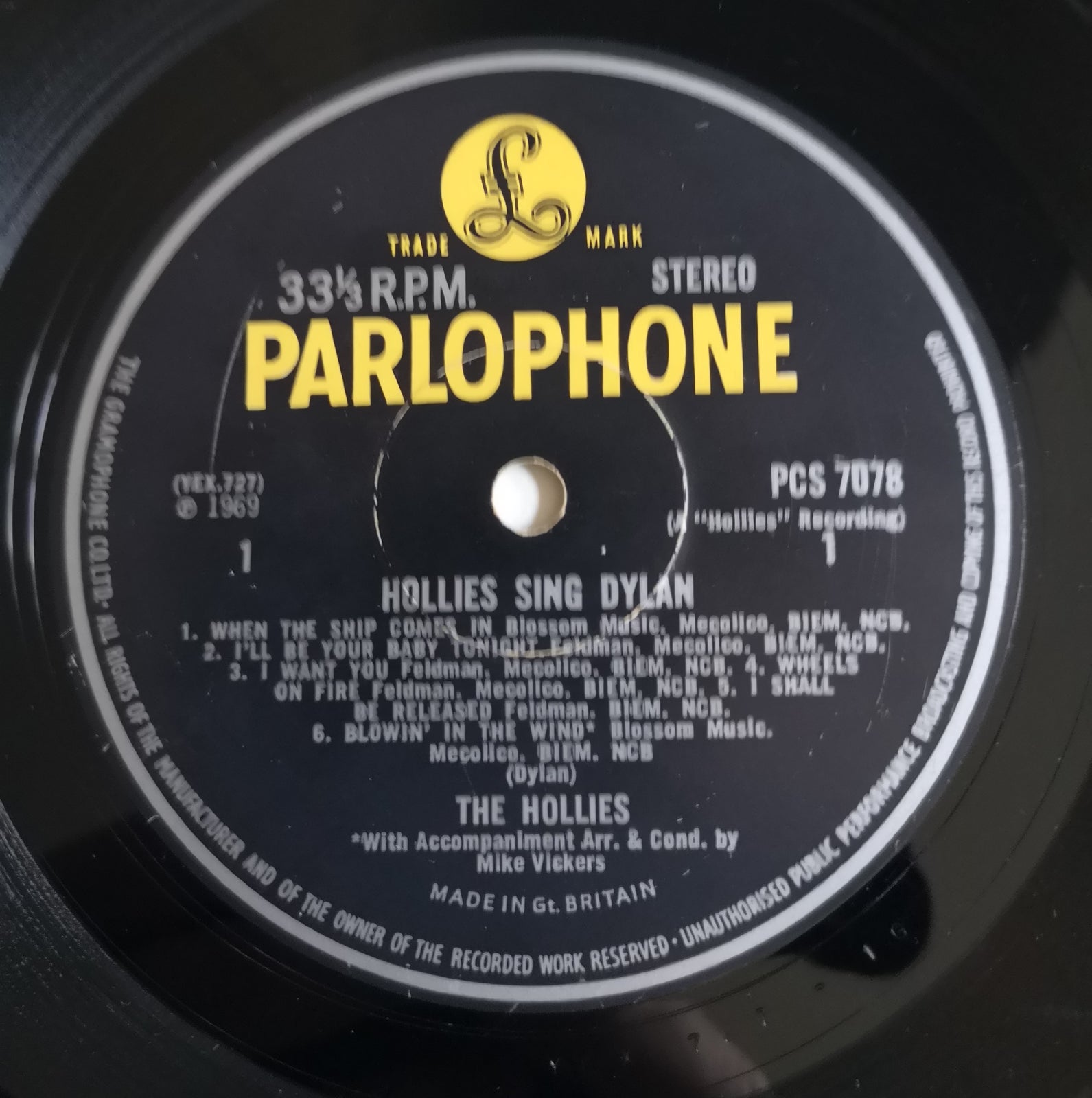 HOLLIES☆Sing Dylan UK Parlophone ste Y B - 通販 - hanackenovinky.cz