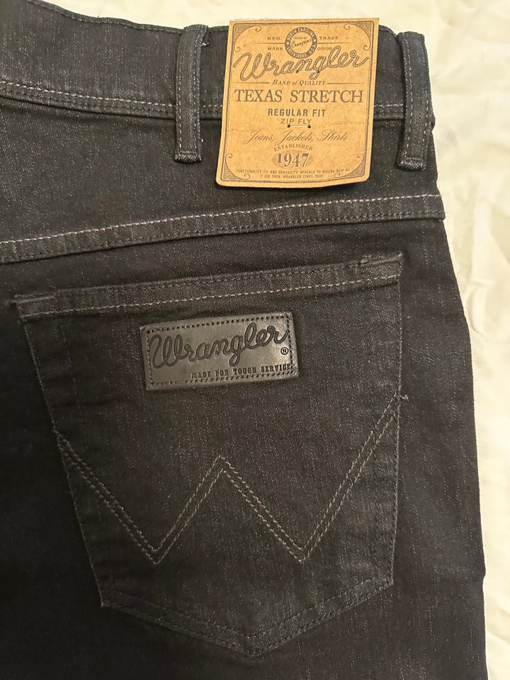 Jeans, Wrangler str. 34/30 splinternye., str. 34