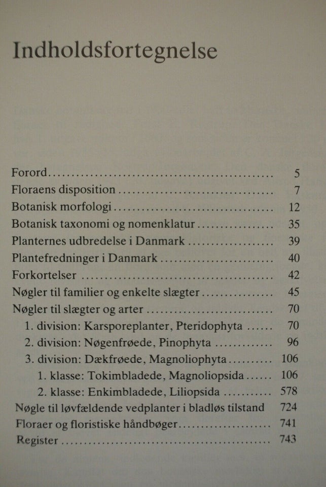 dansk feltflora , red. af kjeld hansen, emne: biologi og