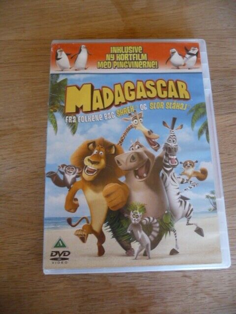 Madagascar, DVD, familiefilm